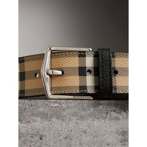 Burberry haymarket check belt